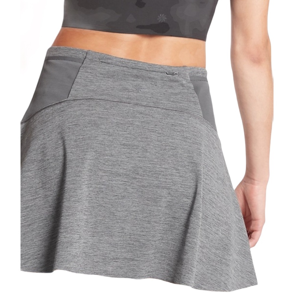 Athleta Sz Large Match Point Gray Mini Skirt for Work